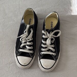 Converse Classic Black Canvas Shoes